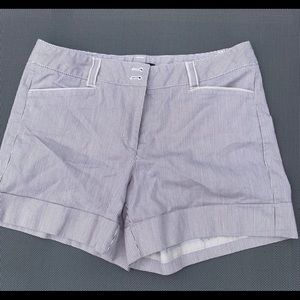 white house black market striped shorts